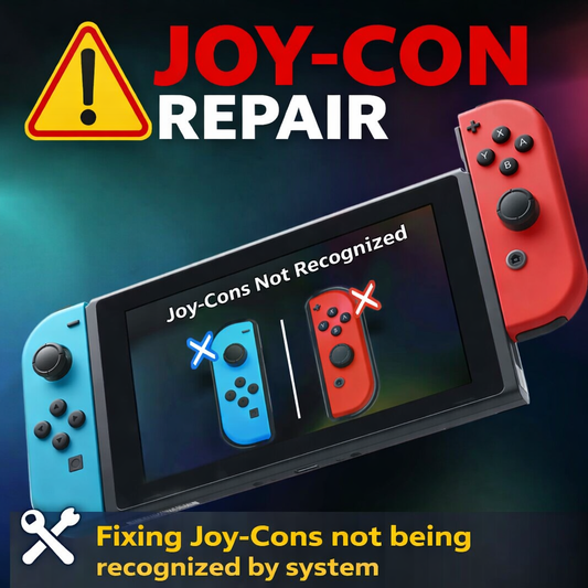 $69.99 Switch Joy-Con Sync & Rail Repair Service