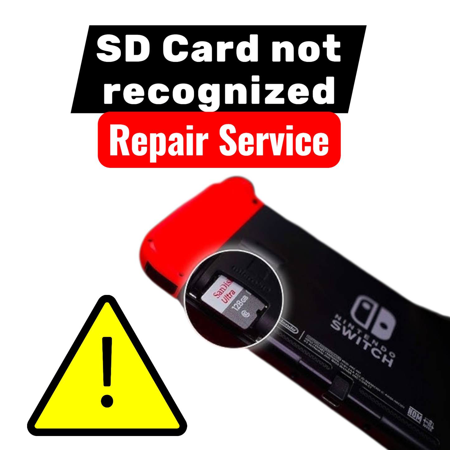 Nintendo Switch SD Card Not Recognized Repair – $55–$99