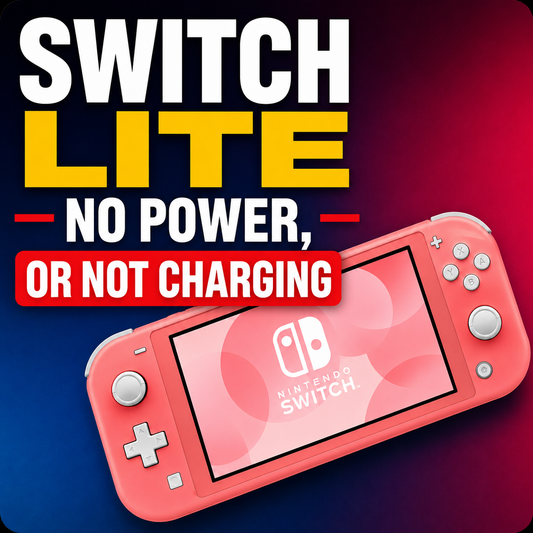 $99.99 Nintendo Switch Lite not changing or turning on repair.