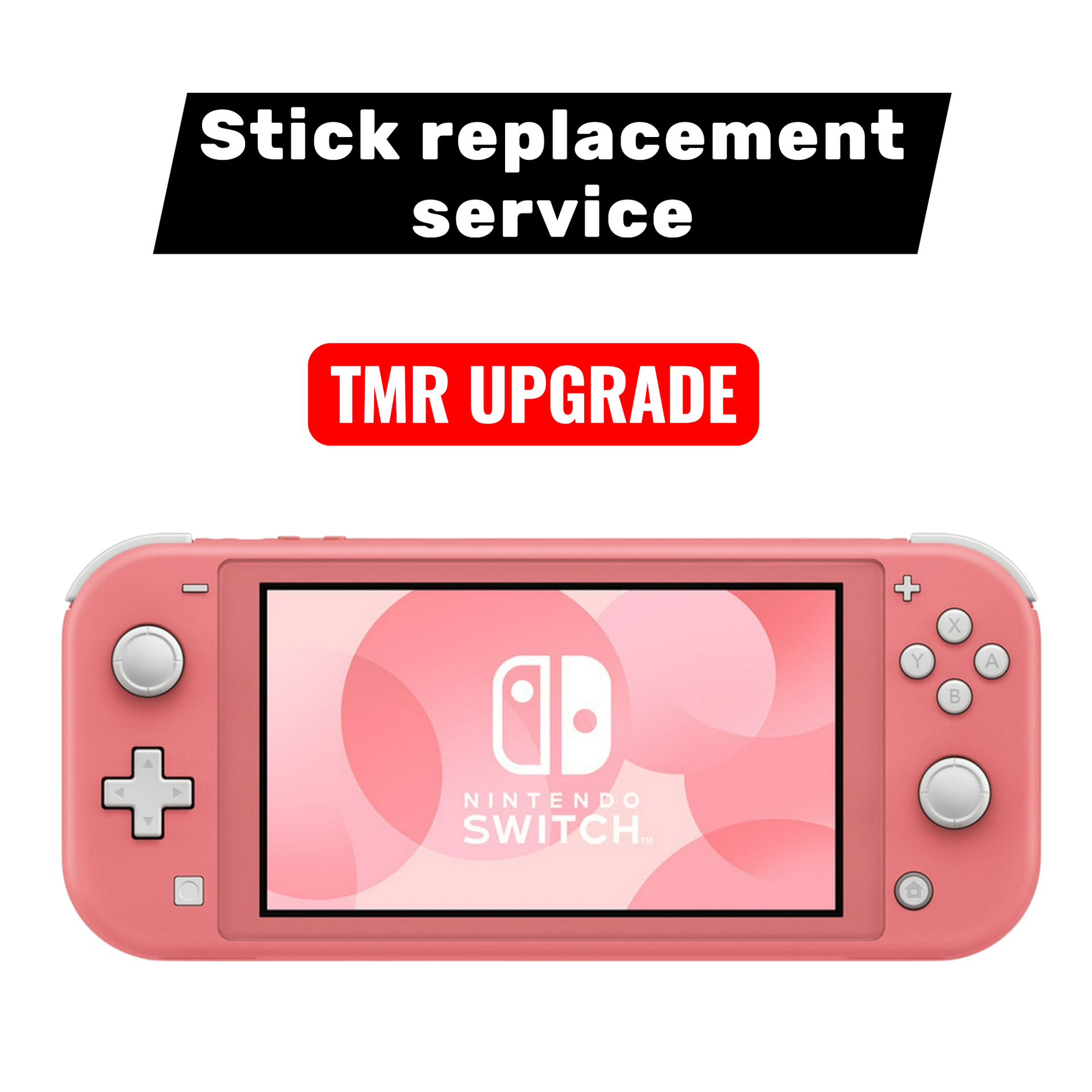 Nintendo Switch Lite ピンク　LRスティック摩耗 $79.99 Switch Lite TMR Stick Replacement Service (Drift Fix
